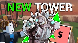 NEW Event Tower ELEMENTALIST Review  Roblox Tower Defense Simulator [upl. by Lierbag]