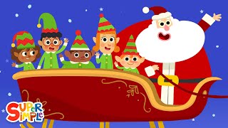 Five Little Elves  Christmas Song For Kids  Super Simple Songs [upl. by Sarnoff225]