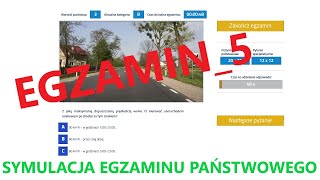 Egzamin na prawo jazdy cały 32 pytania5 [upl. by Zolner]