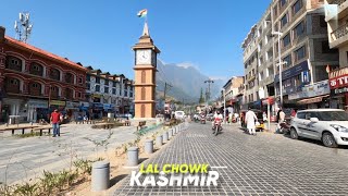 Srinagar Smart City  Lal Chowk  Clock Tower  4K Drive  Kashmir Tour [upl. by Amund524]