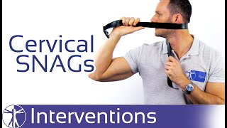 Cervical SNAGs  Neck SelfMobilization [upl. by Eivi]