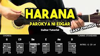 Harana  Parokya Ni Edgar  Easy Guitar Tutorial For Beginners CHORDS amp LYRICS guitarlesson [upl. by Buchbinder]