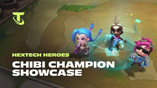 Hextech Heroes  Chibi Champion Showcase  Teamfight Tactics [upl. by Finbur]