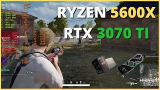 PUBG Teste AMD Ryzen 5 5600X  RTX 3070 TI BaixoUltra RESUMIDO [upl. by Mlawsky]