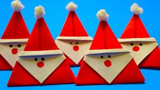 DIY Santa Claus From Paper  Christmas Craft Ideas [upl. by Libre]