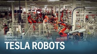 Meet Iceman and Wolverine — the 2 coolest robots in Teslas factory [upl. by Kahcztiy436]