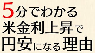 米国の長期金利が上がると円安になる理由をわかりやすく解説 [upl. by Notyep]