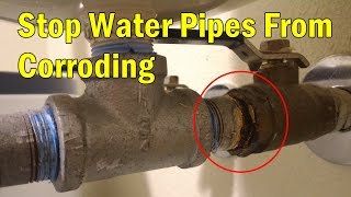 Corroded water pipe fix  Galvanic corrosion [upl. by Mattah633]