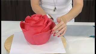 GIANT ROSE cake [upl. by Adnofal]