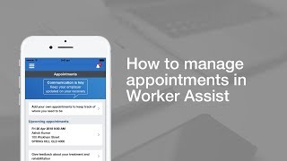 Worker Assist  manage appointments [upl. by Anaujit]