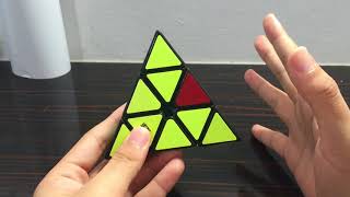 How to solve a Pyraminx Beginner Method  Layer By Layer [upl. by Ajax710]