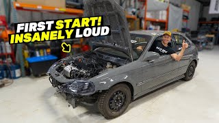 2000 Honda Civic KSwap Quick Build  PT 2 [upl. by Feil]