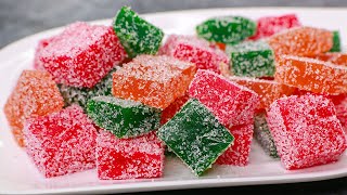 Gummy Candy Recipe  Jujubes Recipe  Jello Candy Recipe  Yummy [upl. by Scholz]