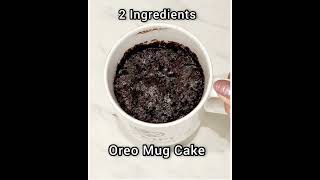 Oreo Mug Cake In Microwave  2 Ingredients Easy Oreo Mug Cake Recipe [upl. by Alcock]