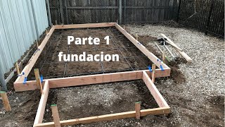 Como construir un storage parte 1 preparacion fundacion y Concreto [upl. by Lesiram565]