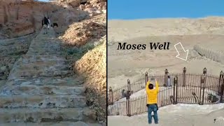 The Archeological sites in Tabuk Saudi Arabia  Moses Well and Place they Stayed [upl. by Le]