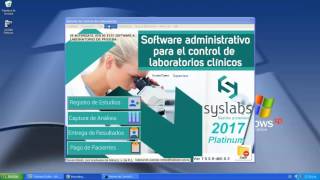 Software para Laboratorios Clínicos SysLabs® Gestión profesional versión Platinum [upl. by Alicea2]