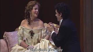 Verdi La Traviata  Renée Fleming Rolando Villazón Conlon 2006 English subtitles Full Opera [upl. by Peck]