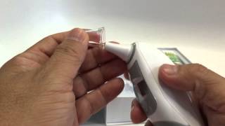 How to change units on infrared ear thermometer  Unboxing Gland Electric thermometer [upl. by Talanian]