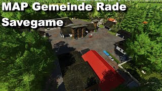 LS22 Map Gemeinde Rade Savegame Download Farming Simulator [upl. by Afnin899]