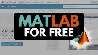 How to Use Matlab Online Free [upl. by Mathre46]