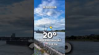 1810 Freitag düsseldorf wetterheute wetterdeutschland shorts aktuell forecast [upl. by Rois229]