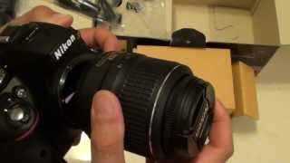 Nikon D5300 How to Attach or Detach a Camera Lens [upl. by Dewey]