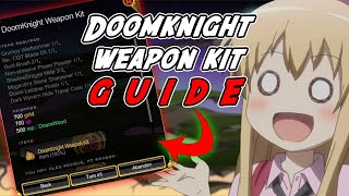 AQW How to Complete quotDoomKnight Weapon Kitquot QuestGuide [upl. by Yortal623]