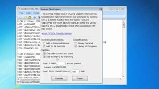 Generate Call Numbers using OCLCs Classification Service In MarcEdit [upl. by Edbert]