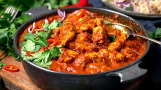 Chicken Madras  A Homemade Spicy Curry [upl. by Meredithe]