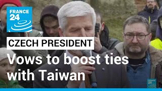 New Czech president vows to boost ties with Taiwan • FRANCE 24 English [upl. by Hiller]