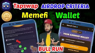 Tapswap Airdrop amp Memefi Wallet okx connect  Memeland amp panda Airdrop new update  Bull run start [upl. by Antonin]