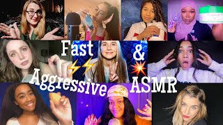 ASMR  Fast And Aggressive Triggers ✨COLLAB✨ [upl. by Veradia]