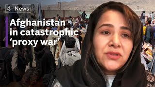 Nargis Nehan’s tearful plea for UN to intervene in Afghanistan ‘proxy war’ after Kabul explosions [upl. by Aicac]