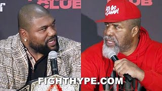 SHANNON BRIGGS amp RAMPAGE JACKSON TRADE quotCRYBABYquot WORDS DISAGREE ON quotRESPECTquot AFTER TEAM BOXING LOSS [upl. by Nosned]