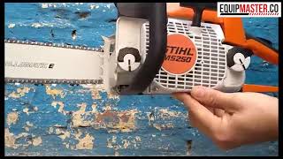 Motosierra Stihl 250  Equipmaster [upl. by Nohsal]