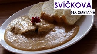 SVÍČKOVÁ NA SMETANĚ  recept [upl. by Methuselah]