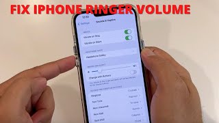 iPhone 13 Ringer Volume Goes Down Itself  Fix iPhone ringer volume [upl. by Sheng771]