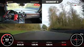 Pacific Raceways Cayman GT4 12885 Lap [upl. by Gebelein343]