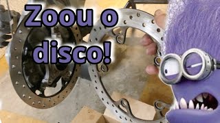 Cliente DETONOU o disco de freio da BMW R1200GS  DIY  Como trocar disco de freio de moto [upl. by Dalohcin889]