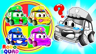 Find My Color Song 🌈😱 Meet Our Baby Brother  Nursery Rhymes  RoboSquad Kids Songs [upl. by Nnylakcaj]