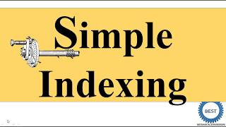 Simple indexing Indexing Method [upl. by Richmond556]