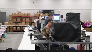 Missoula County Elections Office sees very busy Election Day [upl. by Novyaj]