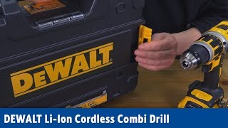 DEWALT LiIon Cordless Combi Drill  Screwfix [upl. by Kendry363]