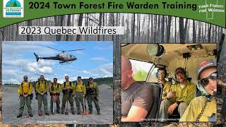 2024 Town Forest Fire Warden Training [upl. by Sihonn]