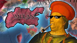 EU4 Milan Guide  THE STRONGEST Playing Tall Nation [upl. by Eilloh285]