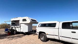 Quartzsite Arizona LTVA South and permit camping on BLM land ❤️🙏 [upl. by Undry436]