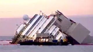 Raising the Costa Concordia A Time Lapse [upl. by Pruter]