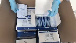 2019nCoV Ag Rapid Detection KitImmunoChromatography LSCT009 in longsee [upl. by Eilak777]