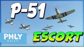 P51 ESCORT Mission  Protect the B17 BOMBERS War Thunder [upl. by Iaj]